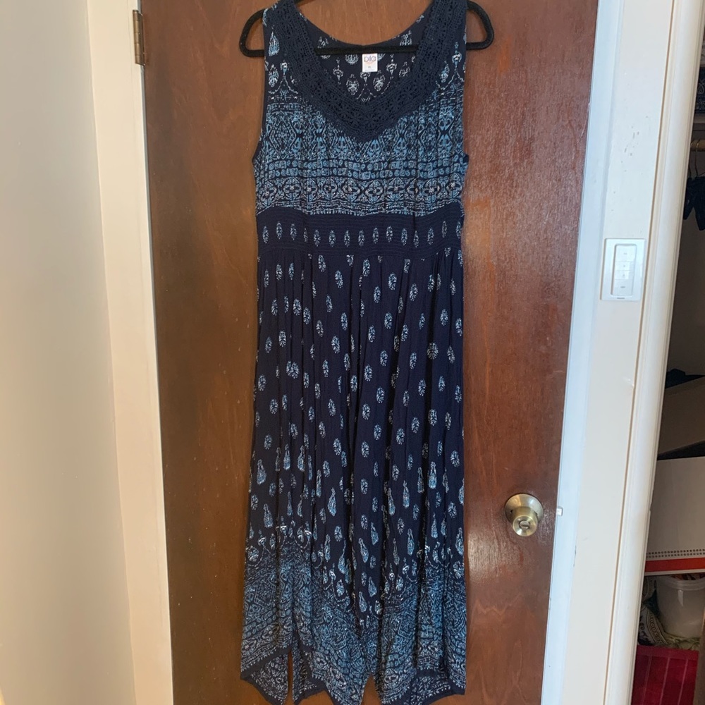 Lightweight Navy Swimcover Dress